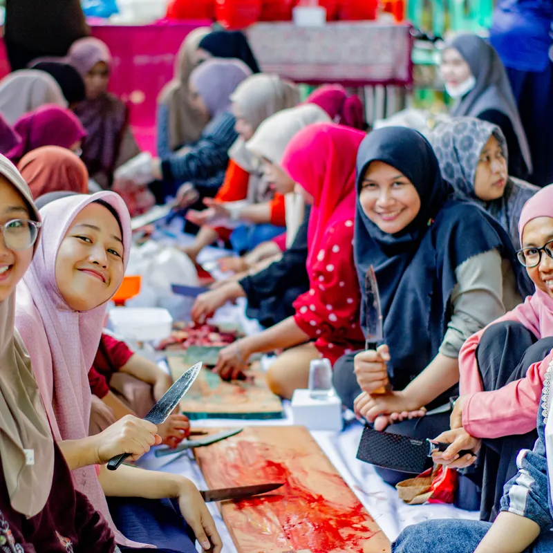 Pemotongan Hewan Qurban 2026 SD Islam Raudhah BSD